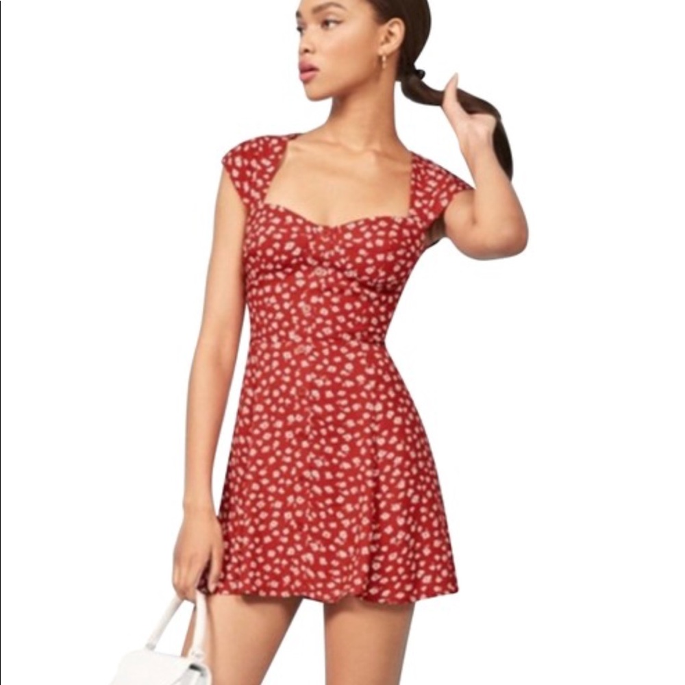 NWT reformation Cheri dress in western - Picture 3 of 8